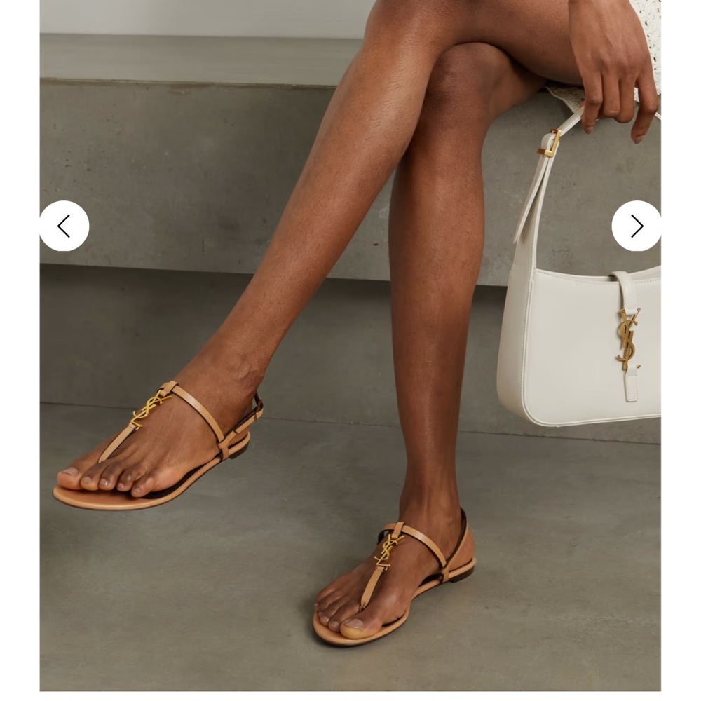 Saint Laurent Cassandra Iota Sandals - Picture 2 of 16